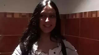 Wild nude fucking in public restroom xxx