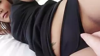 Asian first timer gets fucked POV