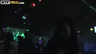 Amateur couple is fucking after disco club