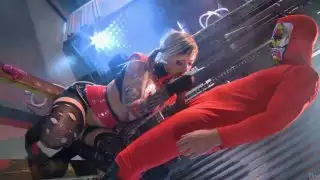 Futuristic BDSM sex video of Molly Bennet fucking man in mask
