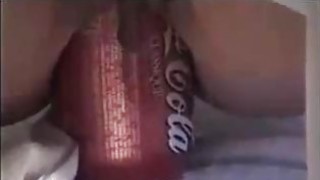 my extreme anal solo with cans and bottles